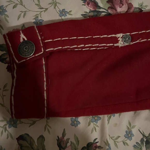 Red True Religion Jimmy Fleece Super T Jacket - Picture 6 of 8